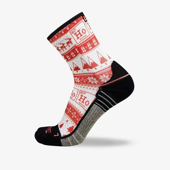 Ho Ho Ho Socks (Mini Crew) S / White