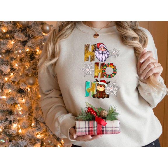 Ho Ho Ho Sweater, Christmas Sweater, Ugly Christmas Sweatshirt