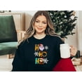 thumbnail image 1 of Ho Ho Ho Sweater, Christmas Sweater, Ugly Christmas Sweatshirt, 1 of 8