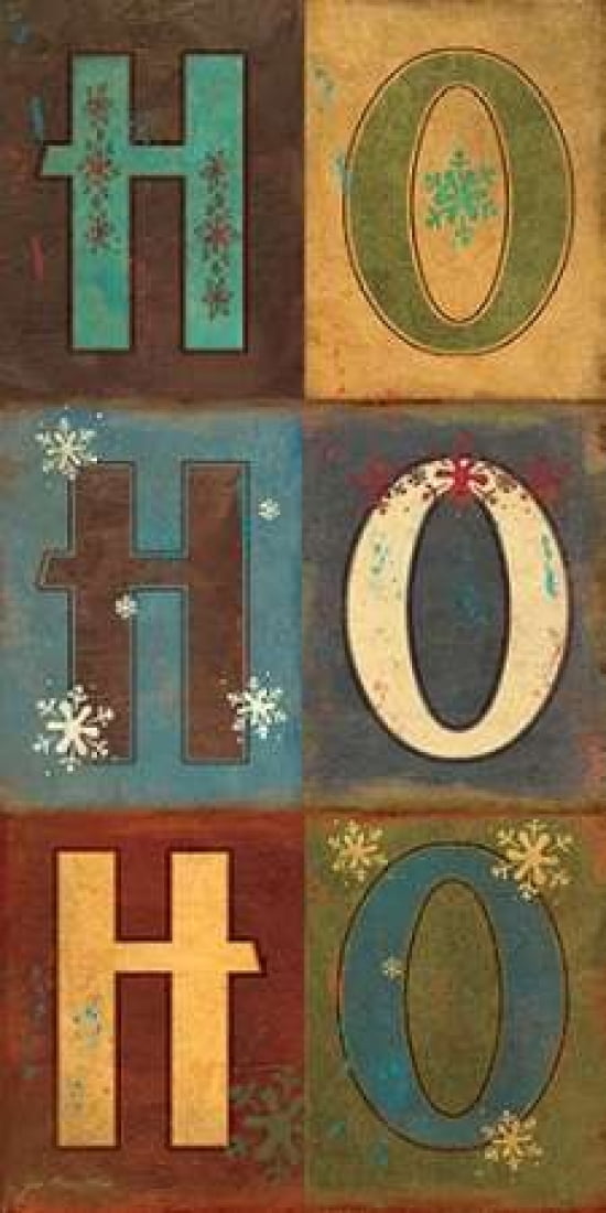HoHoHo Canvas Art - Jo Moulton (24 x 48)