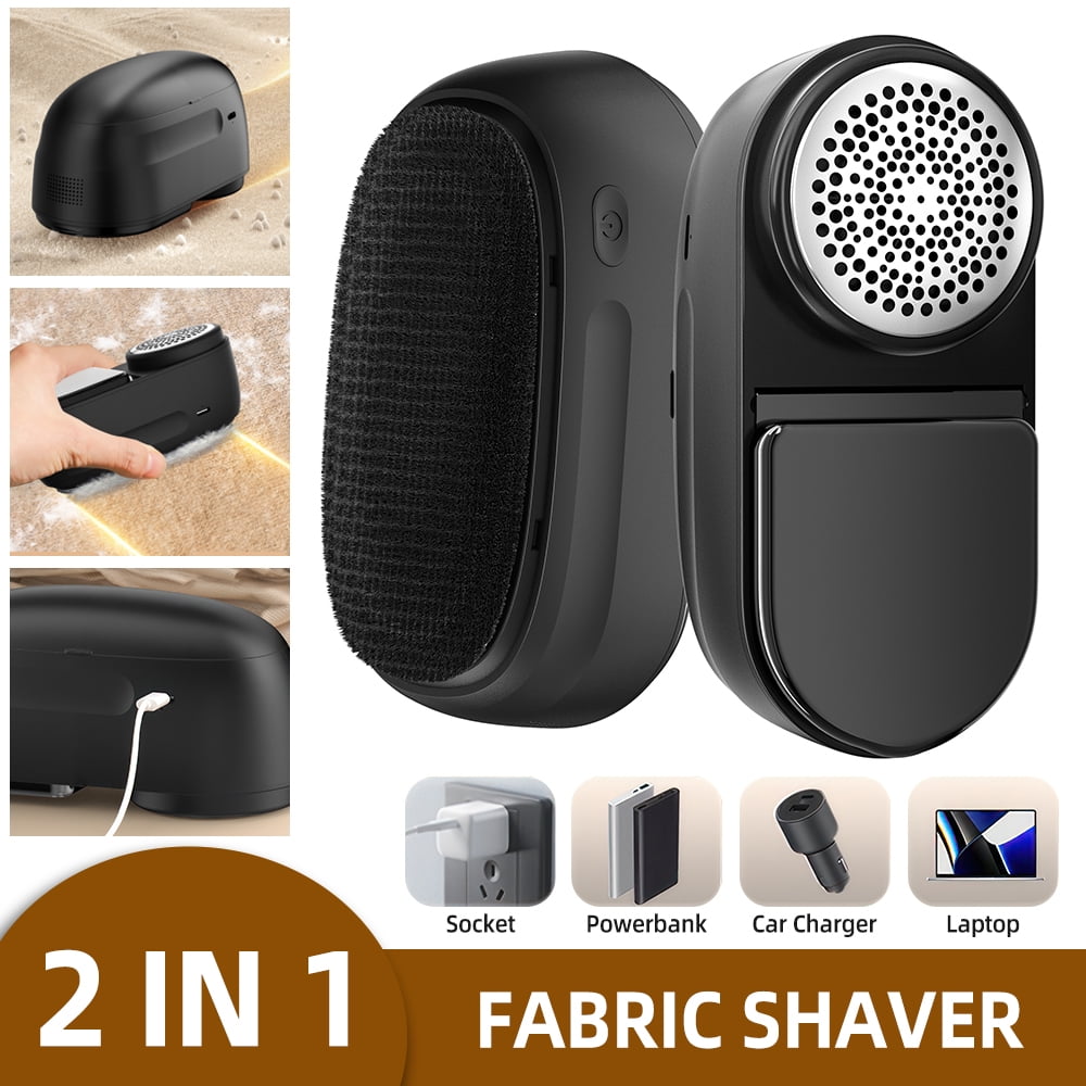 Sweater Razor Walmart HoLife 1800mAh Fabric Shaver, Lint Remover with Brush, 2 Replaceable ...