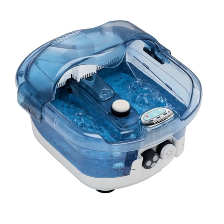 HoMedics?2-in-1 Sauna and Footbath with Heat Boost, Pedicure at-Home Spa with Visible Warm Mist and Massaging Hydra Streams