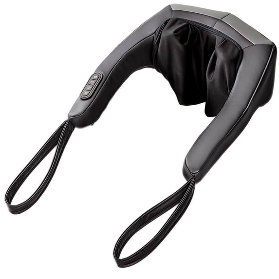 HoMedics Cordless Shiatsu Neck and Shoulder Massager with Heat, Portable Deep Tissue Muscle Pain Relief for Back, Lumbar, Leg with 3 Professional Massage Programs