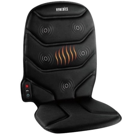 HoMedics Massage Comfort Cushion with Heat, Integrated Control for Back