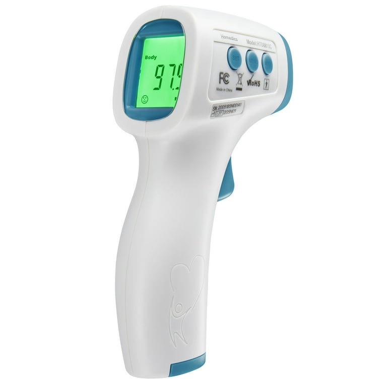 HoMedics Medical Infrared Forehead Thermometer Fast Accurate Results High Fever Alert 4 in 1 Walmart