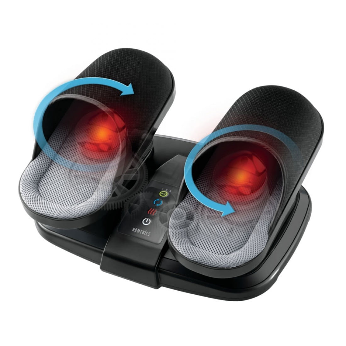 HoMedics Shiatsu Flex Ankle and Foot Massager with Heat and Gentle Air