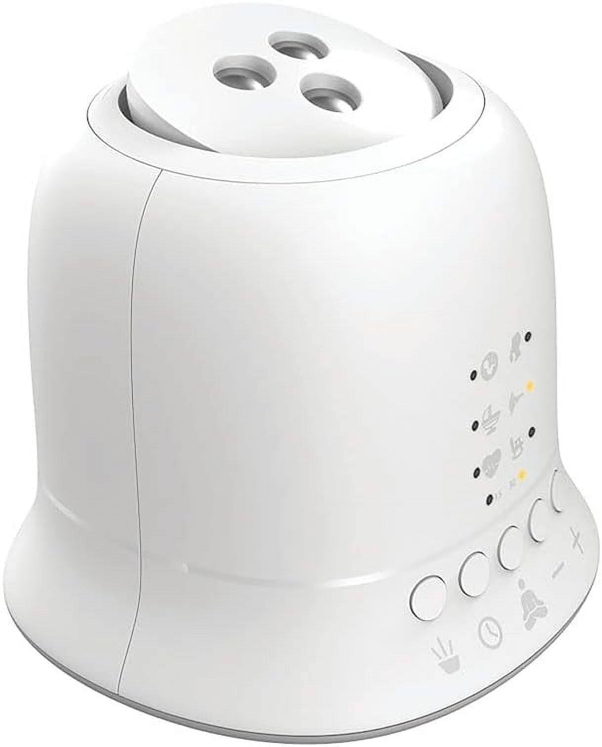 HoMedics SoundSpa Lullaby Baby Sound Spa, Sounds and Projection, 6 Sounds, Lullaby, Shush, Rock-a-Bye, Twinkle Twinkle, White Noise, Heartbeat, Tilt Projector with 9 Images, Auto-Off Timer