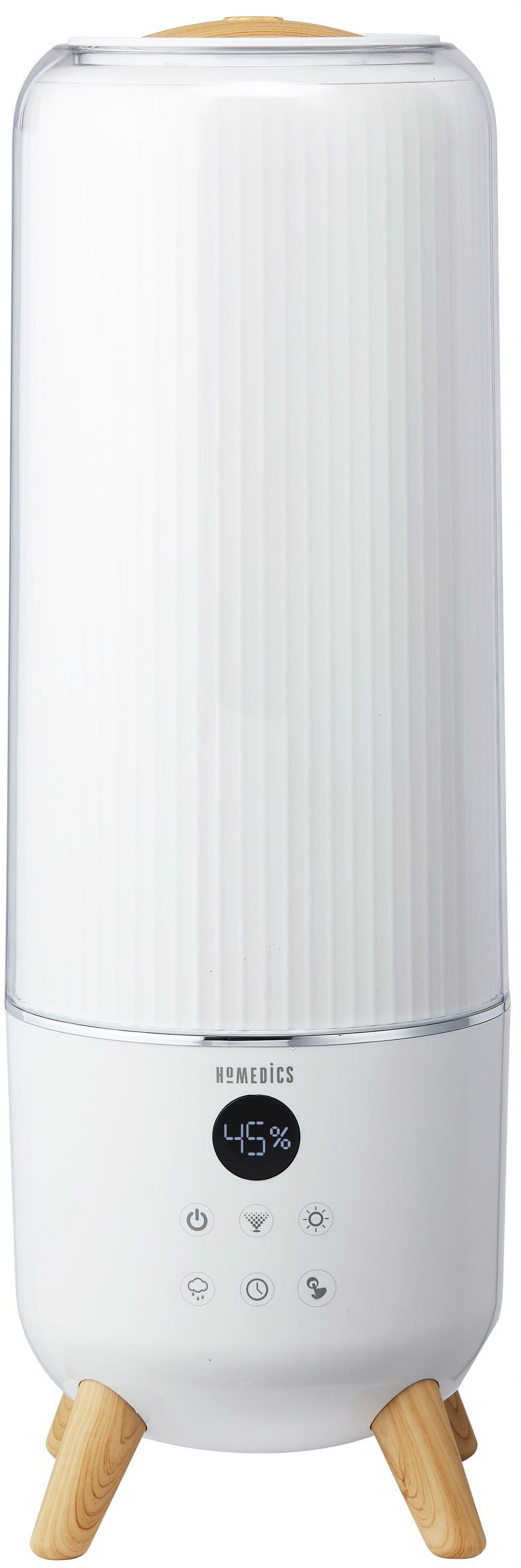 HoMedics Total Comfort Deluxe Ultrasonic Humidifier Top Fill, Large