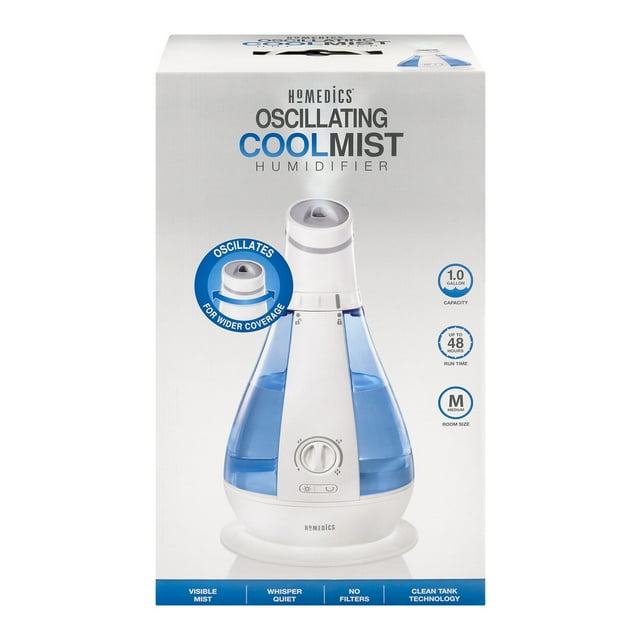 HoMedics UHEOC1 Oscillating Cool Mist Humidifier