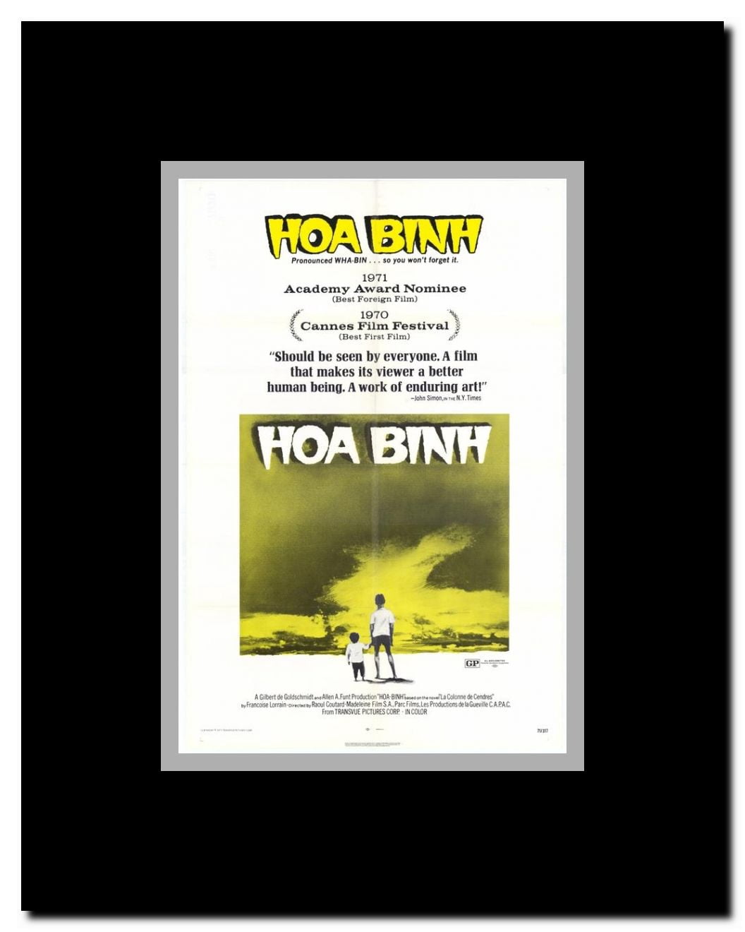 Hoa Binh Framed Movie Poster