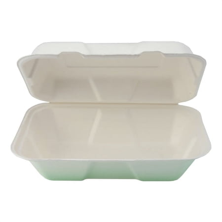 Hoagie Box Fiber Hinged Container, 200-Count Case