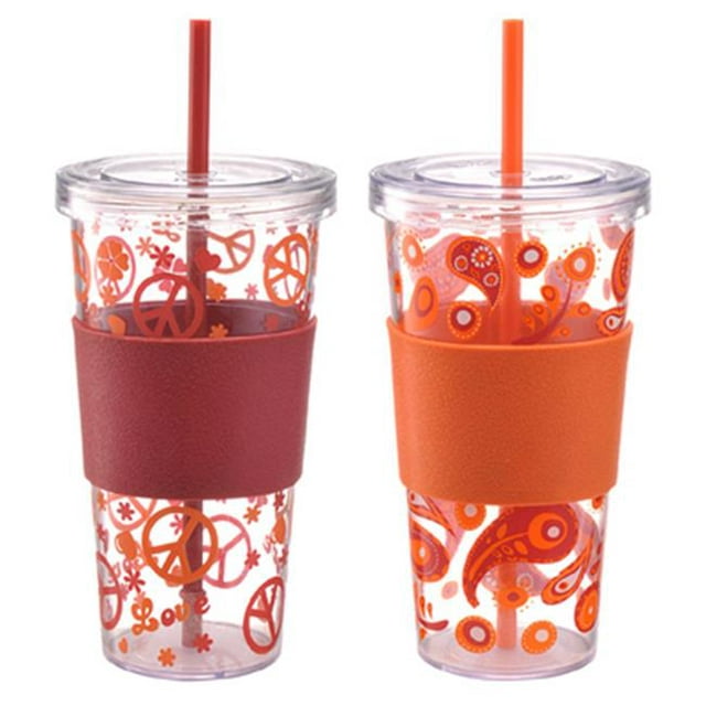 Hoan 5095310 2 Pack Single Wall Iced Beverage Cup - 24 oz.