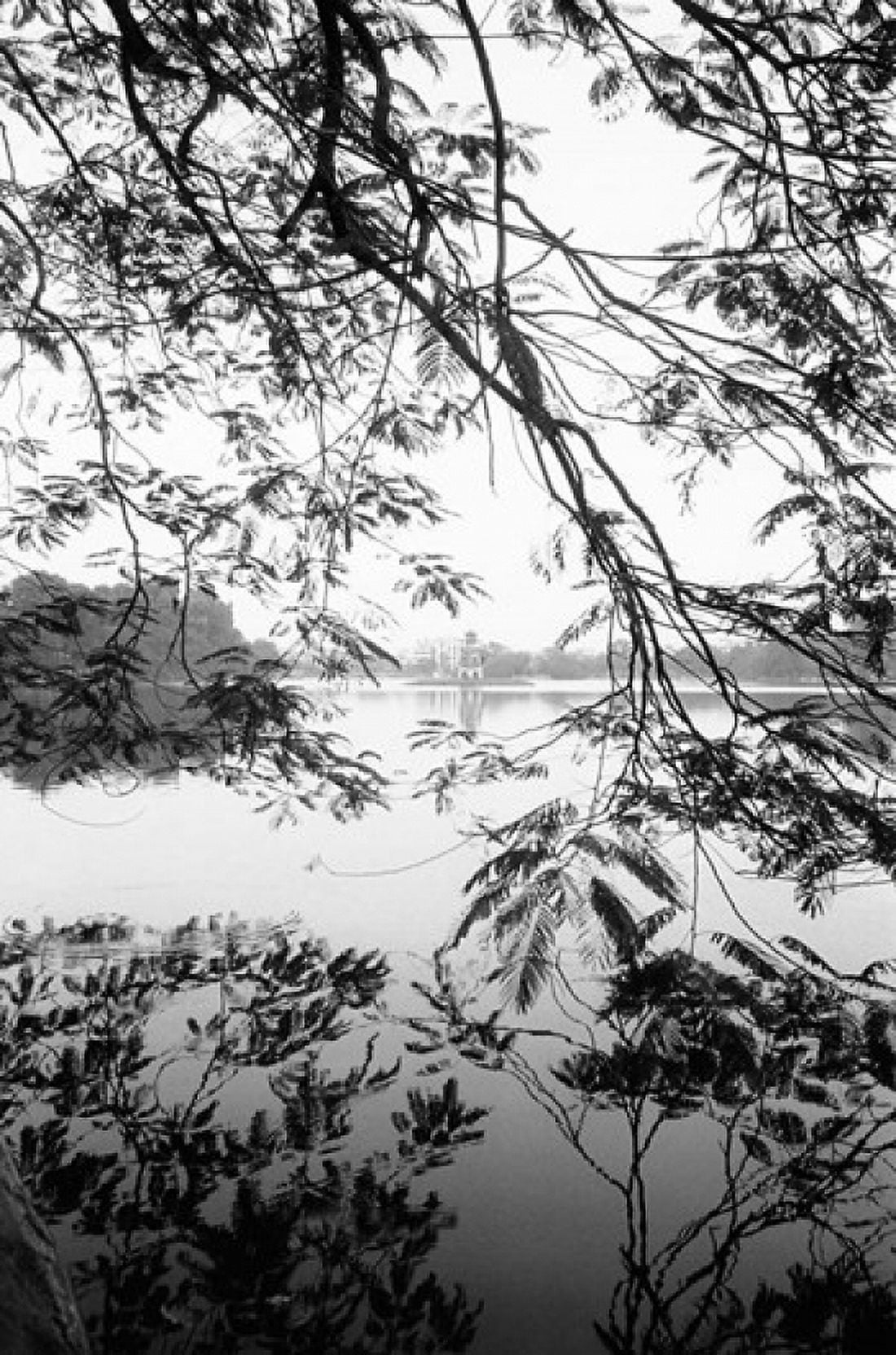 Hoan Kiem Lake View Hanoi Vietnam Canvas Art - Walter Bibikow DanitaDelimont (30 x 45)