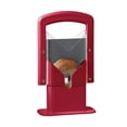 Hoan The Original Bagel Guillotine Universal Slicer, 9.25Inch, Red