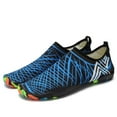 thumbnail image 1 of IBaodan Men Women Yoga Surf Outdoor Water Sport Diving Swim Beach Snorkeling Socks Anti Slip Sleeves Swimming Shoes, Beach Diving Shoes, Sports Outdoor Water Wading Shoes (Blue-8.5), 1 of 9