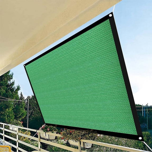 IBaodan Sun Shade Sail Canopy,9.8x9.81Ft Outdoor Sunshade Swimming Pool Sun Awning,95% UV Block Sunshine Protection,Rectangle Sunshade Canopy for Patio Lawn Garden Courtyard Panic(Green)