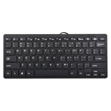 Anself Mini Wired USB Keyboard 78 Keys Small Waterproof Keyboard for ...