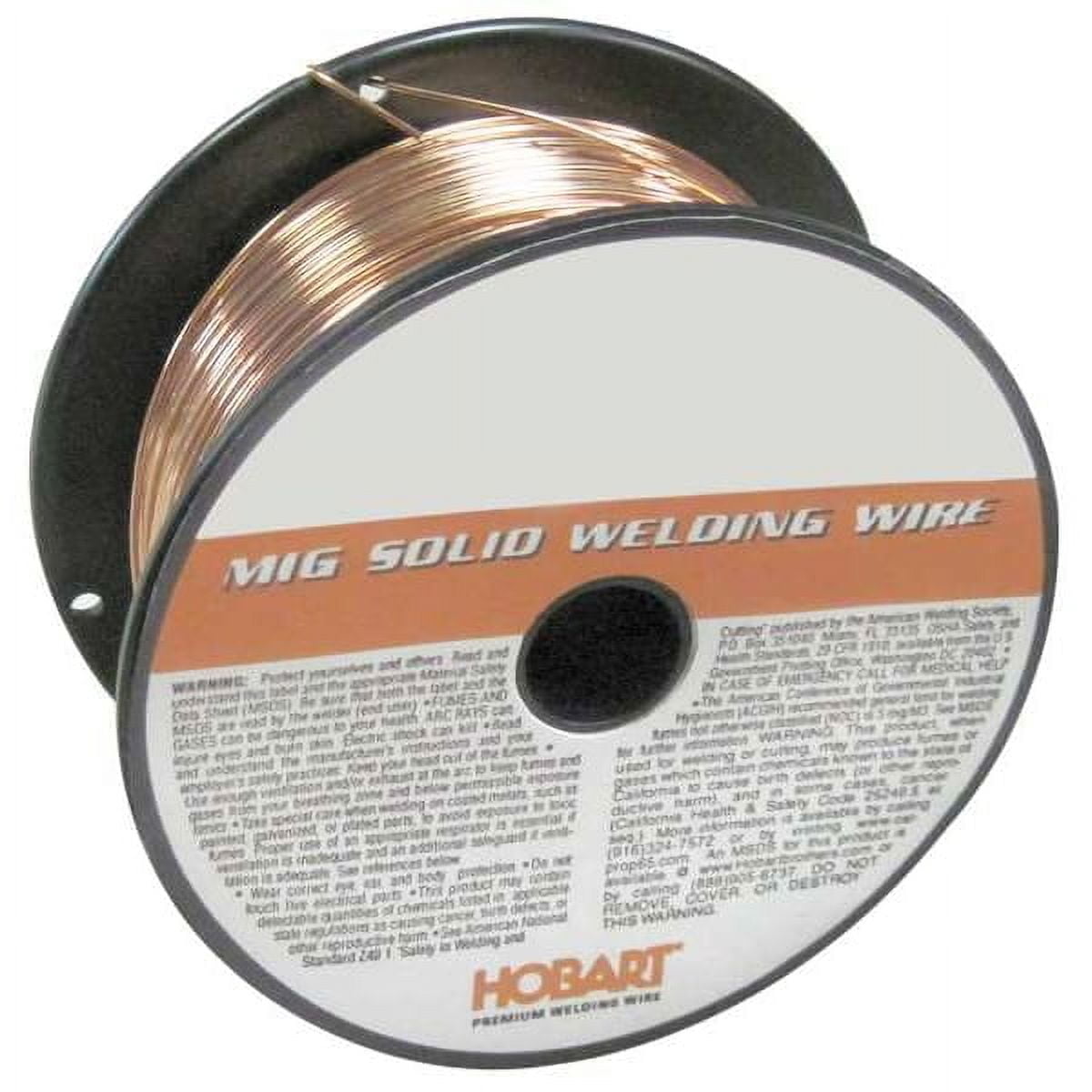 Hobart Filler Metals MIG Welding Wire,70S2,0.030,2 lb 6ETK5