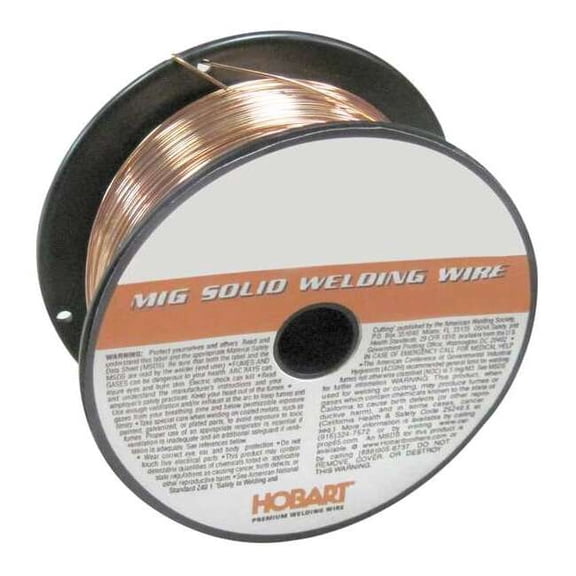 Hobart Filler Metals MIG Welding Wire,70S2,0.035,2 lb 6ETK7
