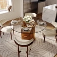 thumbnail image 1 of Hobart - Round Tempered Glass Dining Table, 1 of 6