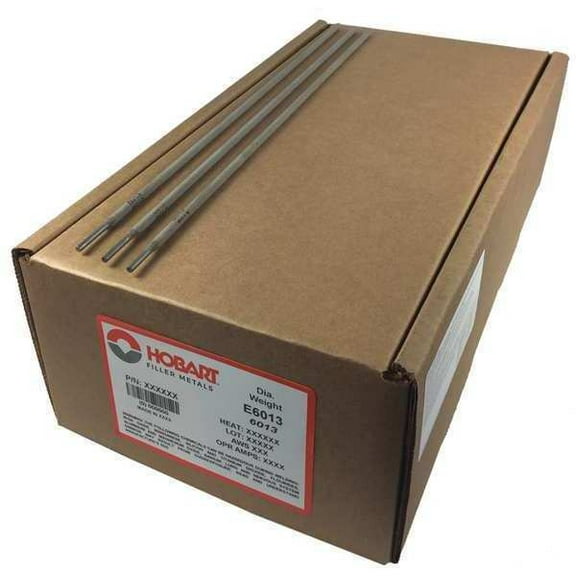 Hobart Welding Products Stick Electrode,1/8" Dia.,Carbon Steel 54JK83