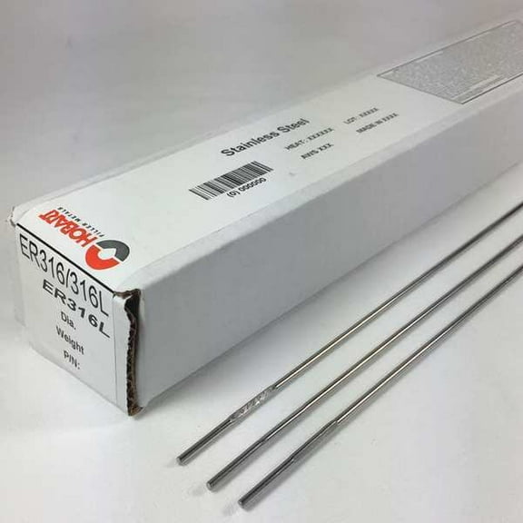 Hobart Welding Products TIG Welding Rod,1/8" dia.,36" L,10 lb. 54JK88