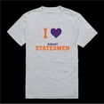 thumbnail image 1 of Hobart & William Smith College Statesmen I Love T-Shirt, Heather Grey - Large, 1 of 1
