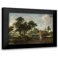 thumbnail image 1 of Hobbema, Meindert 24x19 Black Modern Framed Museum Art Print Titled - The Watermill with the Great Red Roof 1665, 1 of 5