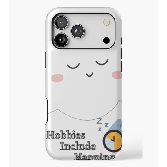 Hobbies Include Napping sticker 2023 M3249, Protective Case for iPhone 17 16 15 14 13 12 11 Pro Max – Modern Unisex Style