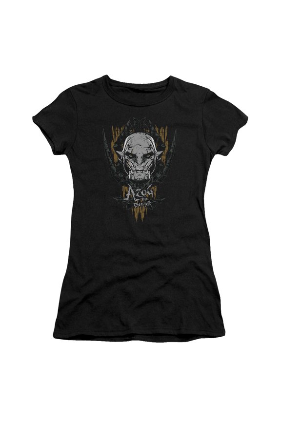 Hobbit Azog S/S Junior Women's T-Shirt Sheer Black