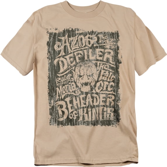 Hobbit T-Shirt Azog Unisex Graphic Tee For Men & Women Sand 