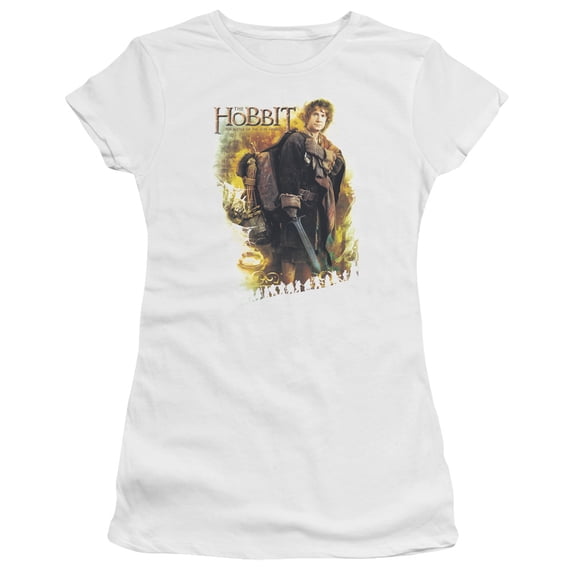 Hobbit Bilbo S/S Junior Women's T-Shirt Sheer White