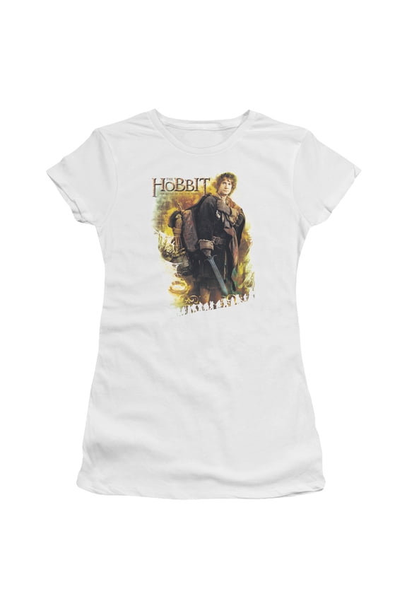 Hobbit Bilbo S/S Junior Women's T-Shirt Sheer White