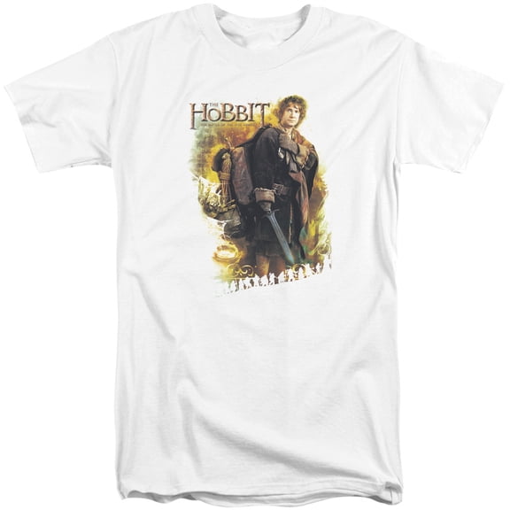 Hobbit Bilbo S/S Adult Tall White