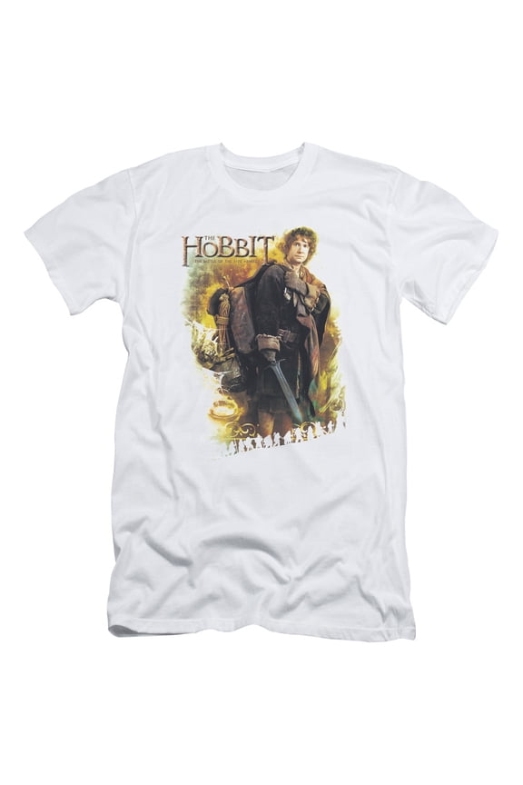 Hobbit Bilbo S/S Adult 30/1 T-Shirt White