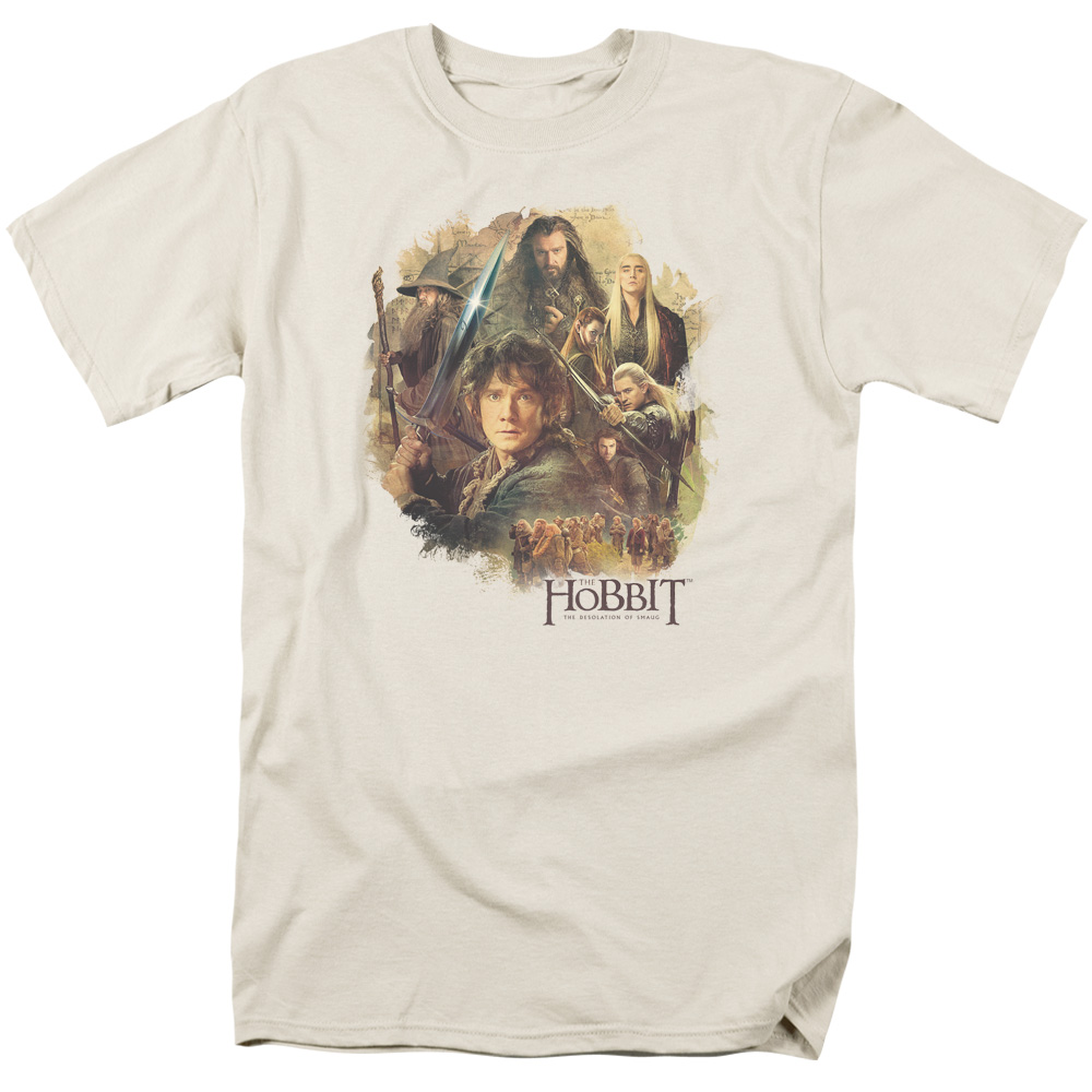 Hobbit Collage Officially Licensed Adult T Shirt - image 1 of 2