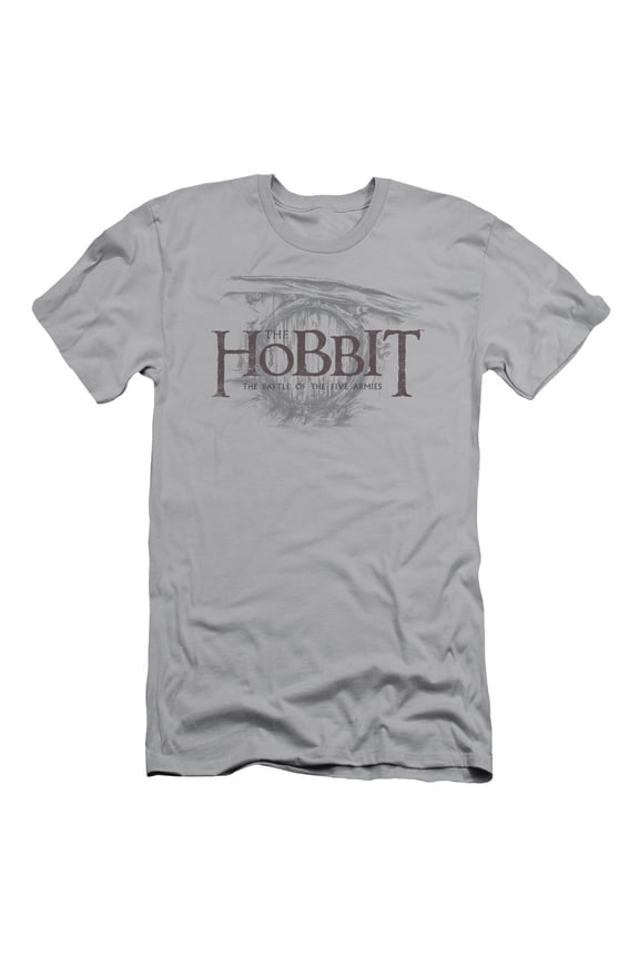 Hobbit Door Logo S/S Adult 30/1 T-Shirt Silver