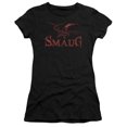 thumbnail image 1 of Hobbit Dragon S/S Junior Women's T-Shirt Sheer Black, 1 of 2