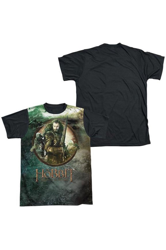 Hobbit Dwarves Vs Azog Unisex Adult Halloween Costume Sublimated T Shirt