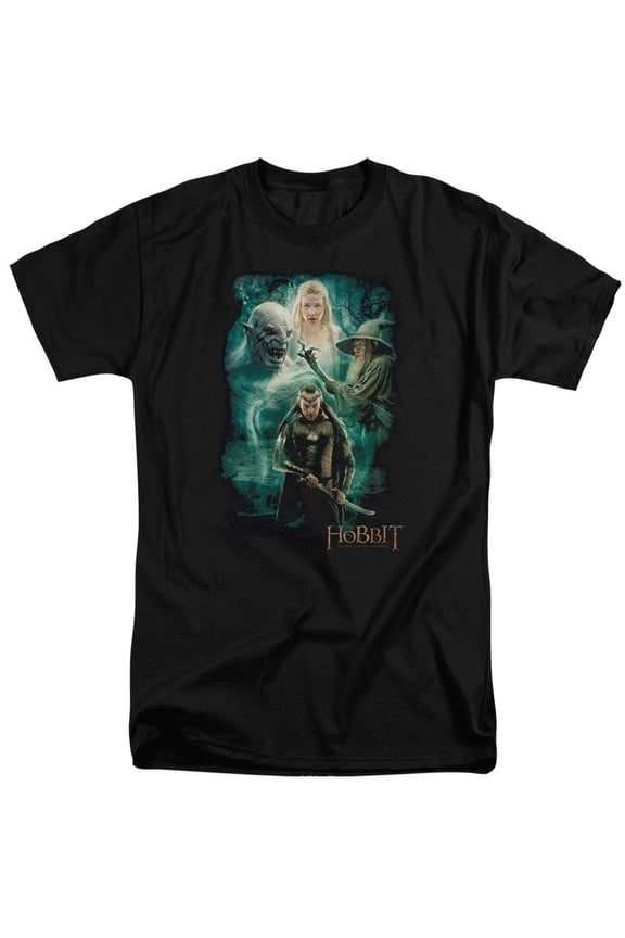 Hobbit Elronds Crew S/S Adult Tall Black