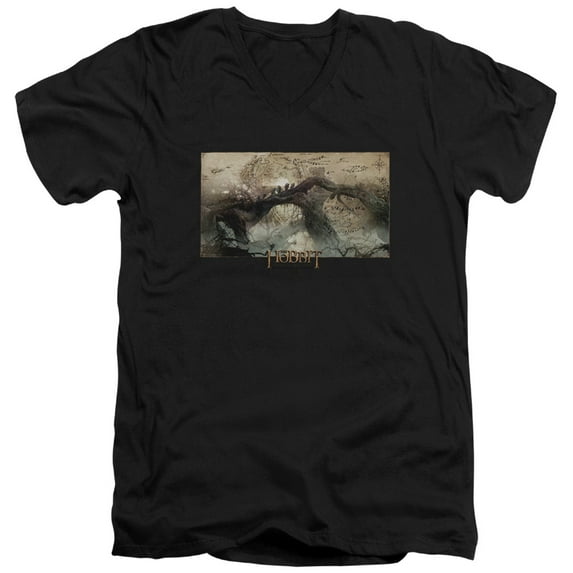 Hobbit - Epic Journey - Slim Fit V Neck Shirt - Small