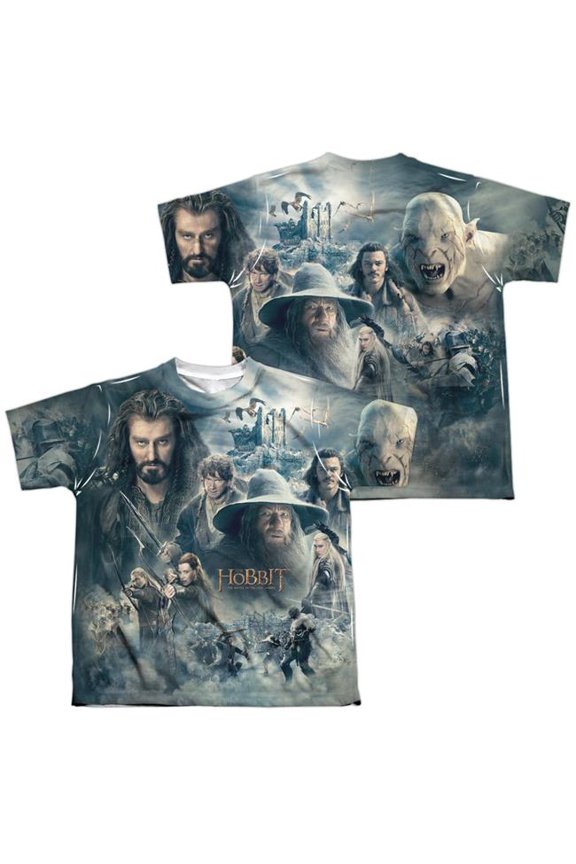 Hobbit - Epic Poster (Front/Back) - Youth Short Sleeve Shirt - X-Large