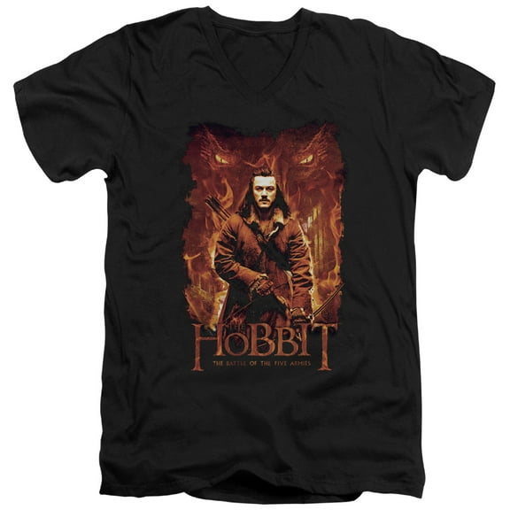 Hobbit - Fates - Slim Fit V Neck Shirt - X-Large