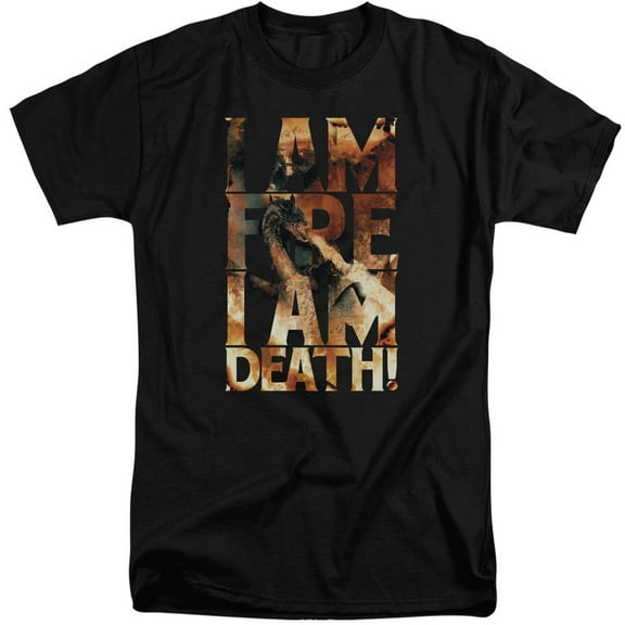Hobbit - I Am Fire - Tall Fit Short Sleeve Shirt - XXX-Large