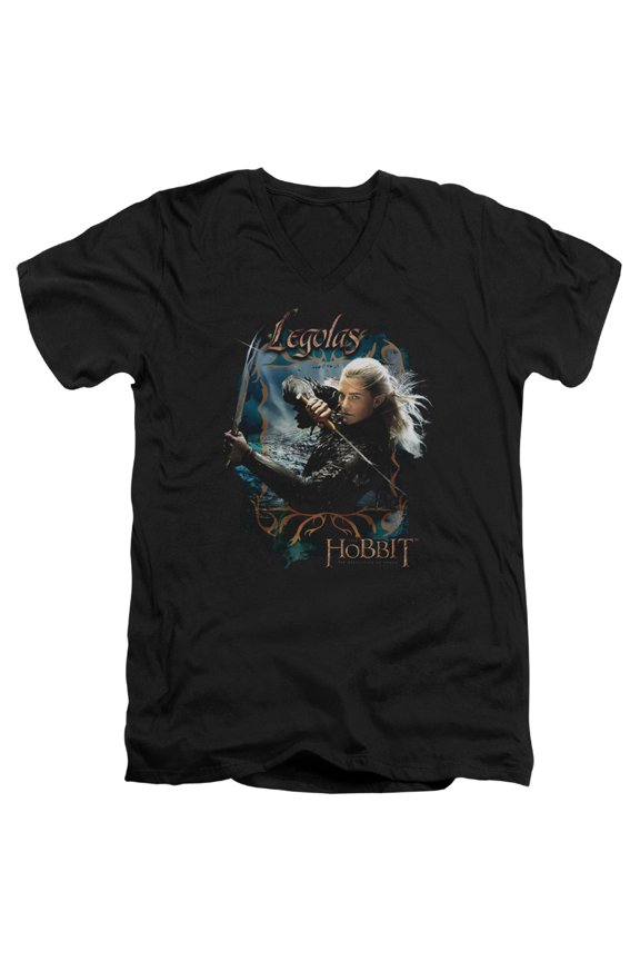 Hobbit - Knives - Slim Fit V Neck Shirt - Small