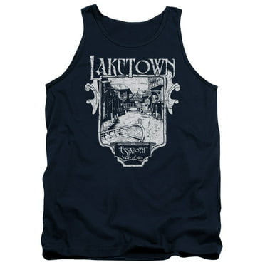 Hobbit Laketown Simple Adult Tank Top Navy