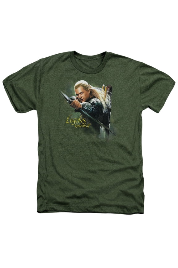 Hobbit - Legolas Greenleaf - Heather Short Sleeve Shirt - XX-Large