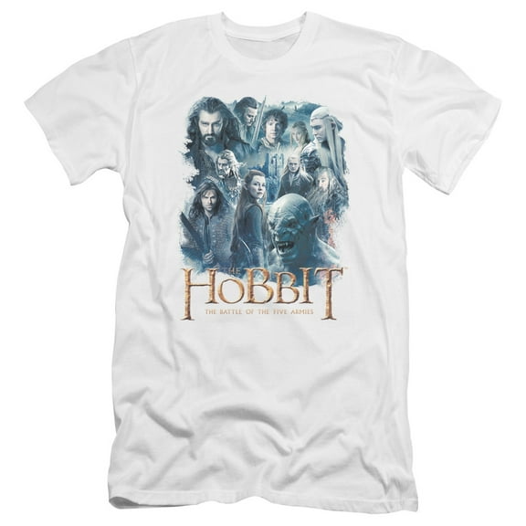 Hobbit - Main Characters - Premium Slim Fit Short Sleeve Shirt - Small