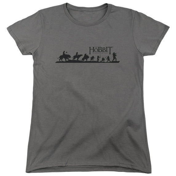 Hobbit Marching S/S Women's T-Shirt Charcoal