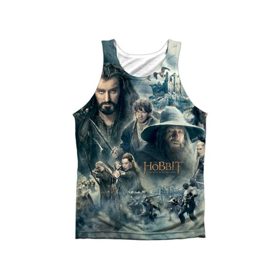 Hobbit Men's Epic Poster Mens Tank White